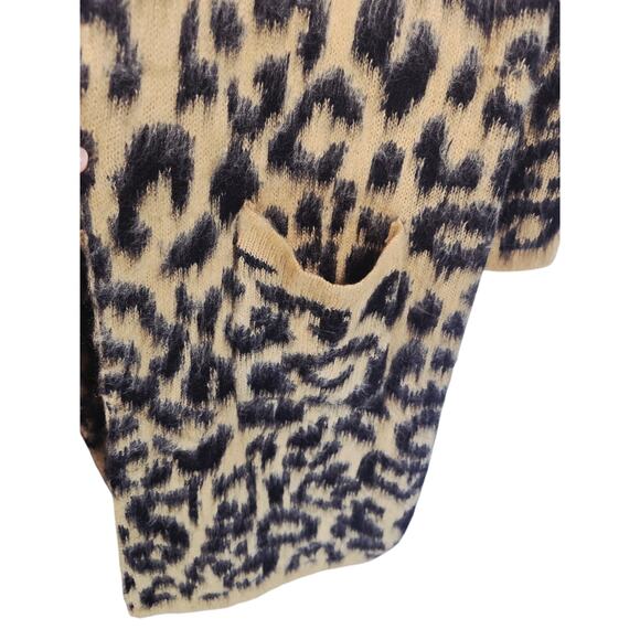 Torrid Insider Long Line Leopard Print Pockets Open Cardigan Women's 3 - 3X NWT - Picture 2 of 7